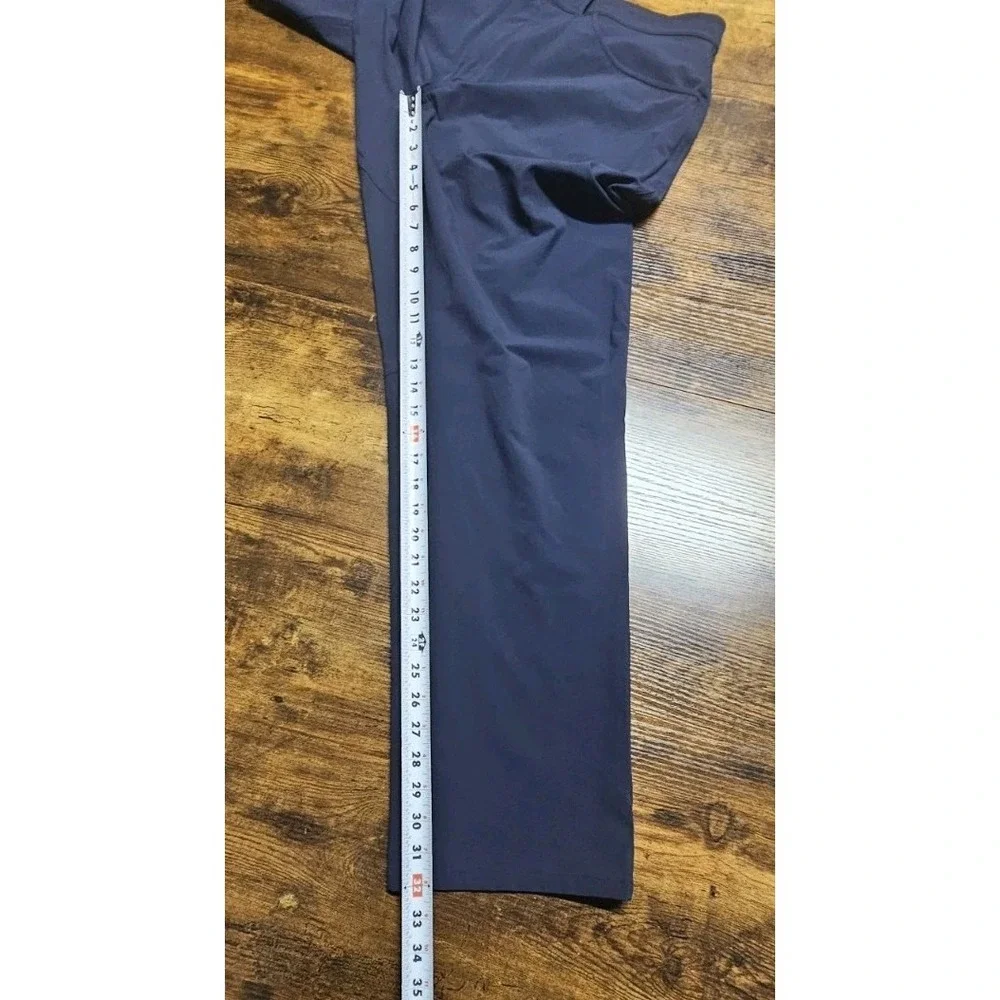 Alo Yoga Day And Night Pants 38x32 Mens Navy Blue Performance Stretch Nylon